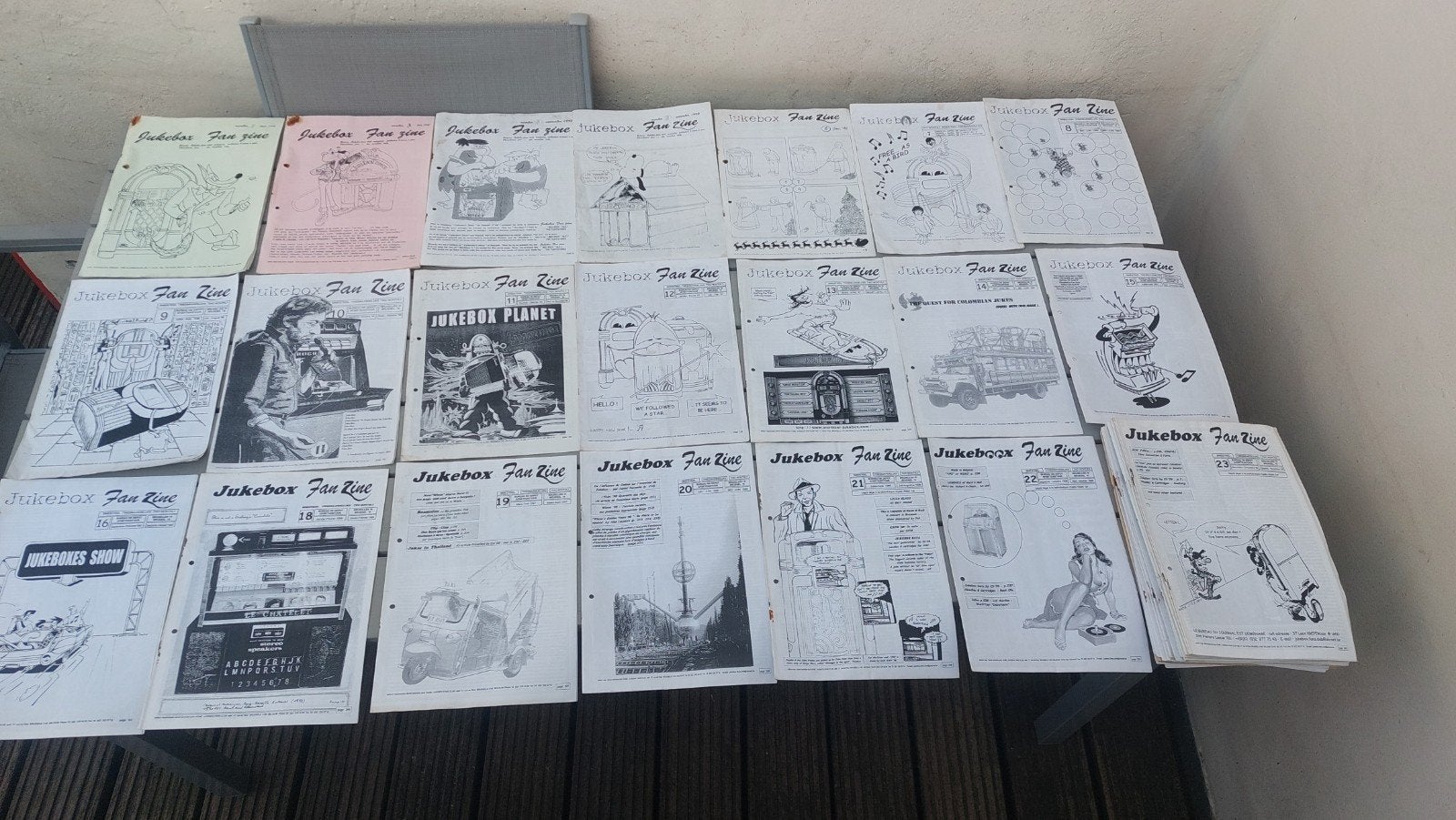 Collection Fan Zine Juke-box, Enlèvement ou Envoi, Utilisé