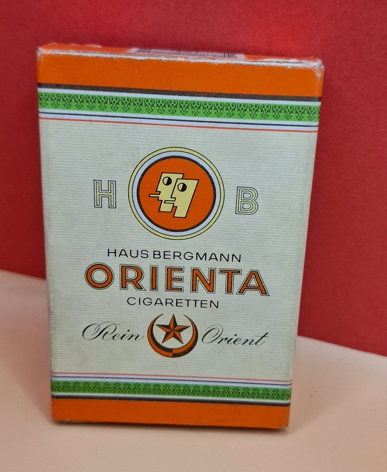 Étui à cigarettes vintage vide de Haus Bergmann Orienta, Collections, Enlèvement ou Envoi