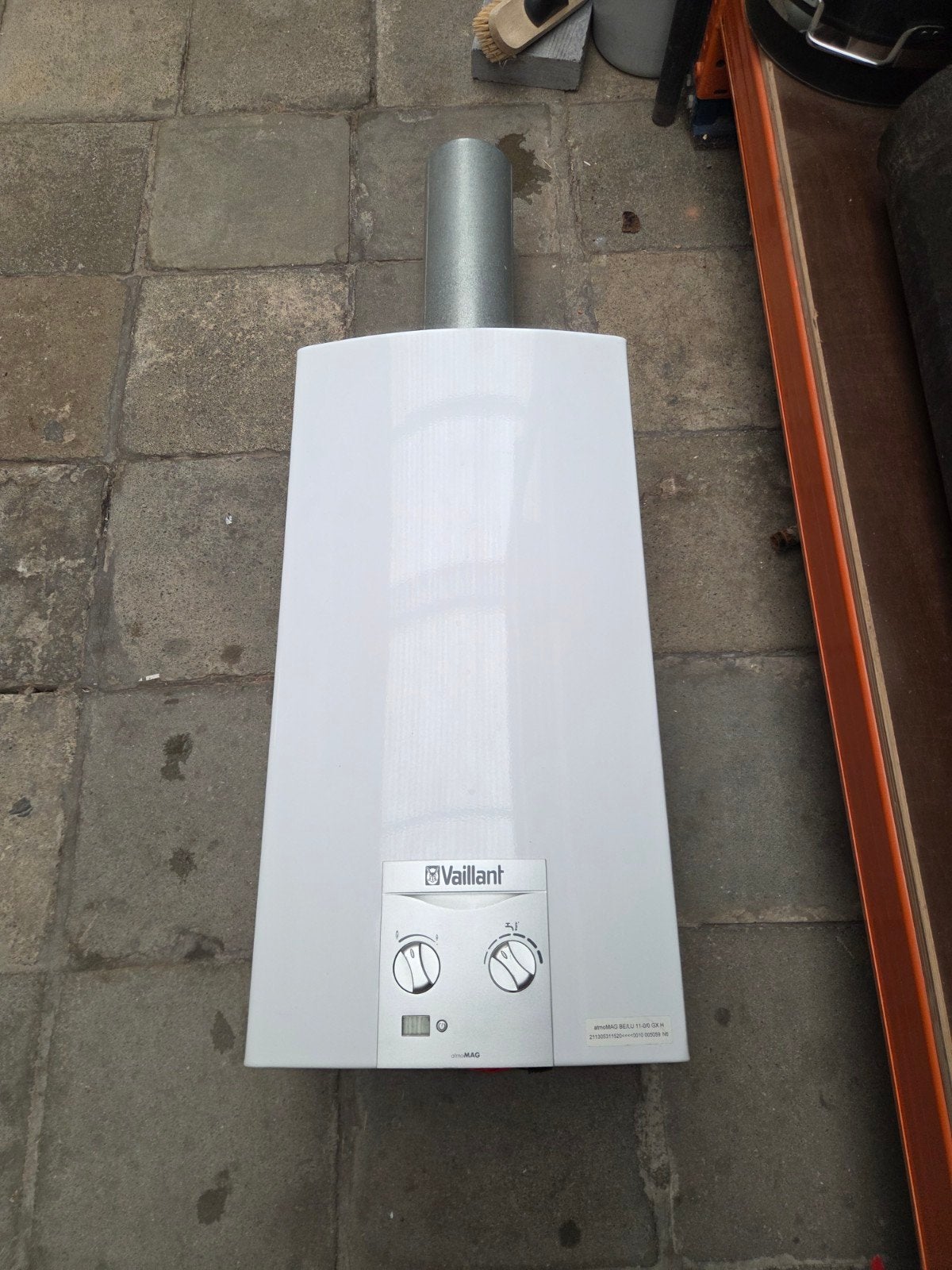 warm water boiler, Ophalen, Boiler