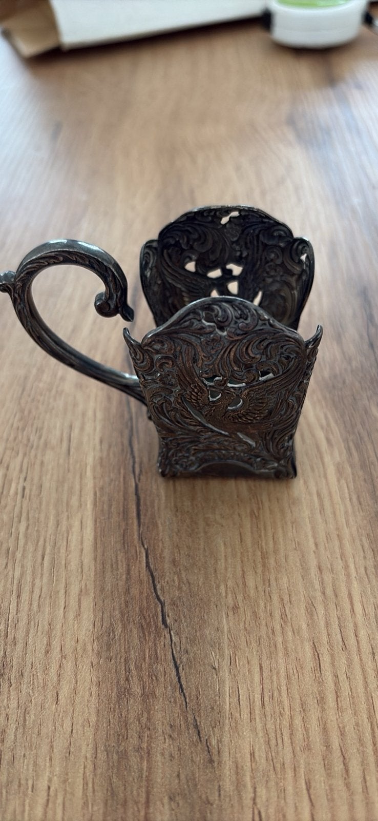 Ancien Porte-bouteille Maggi en Métal Argenté GERO 90, Antiquités & Art, Enlèvement ou Envoi, Argent