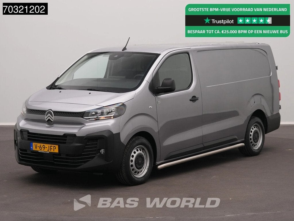 Citroën Jumpy 145pk Automaat L3H1 Trekhaak Navi Airco Cruis, Auto's, Bestelwagens en Lichte vracht, Automaat, Stof, 4 cilinders