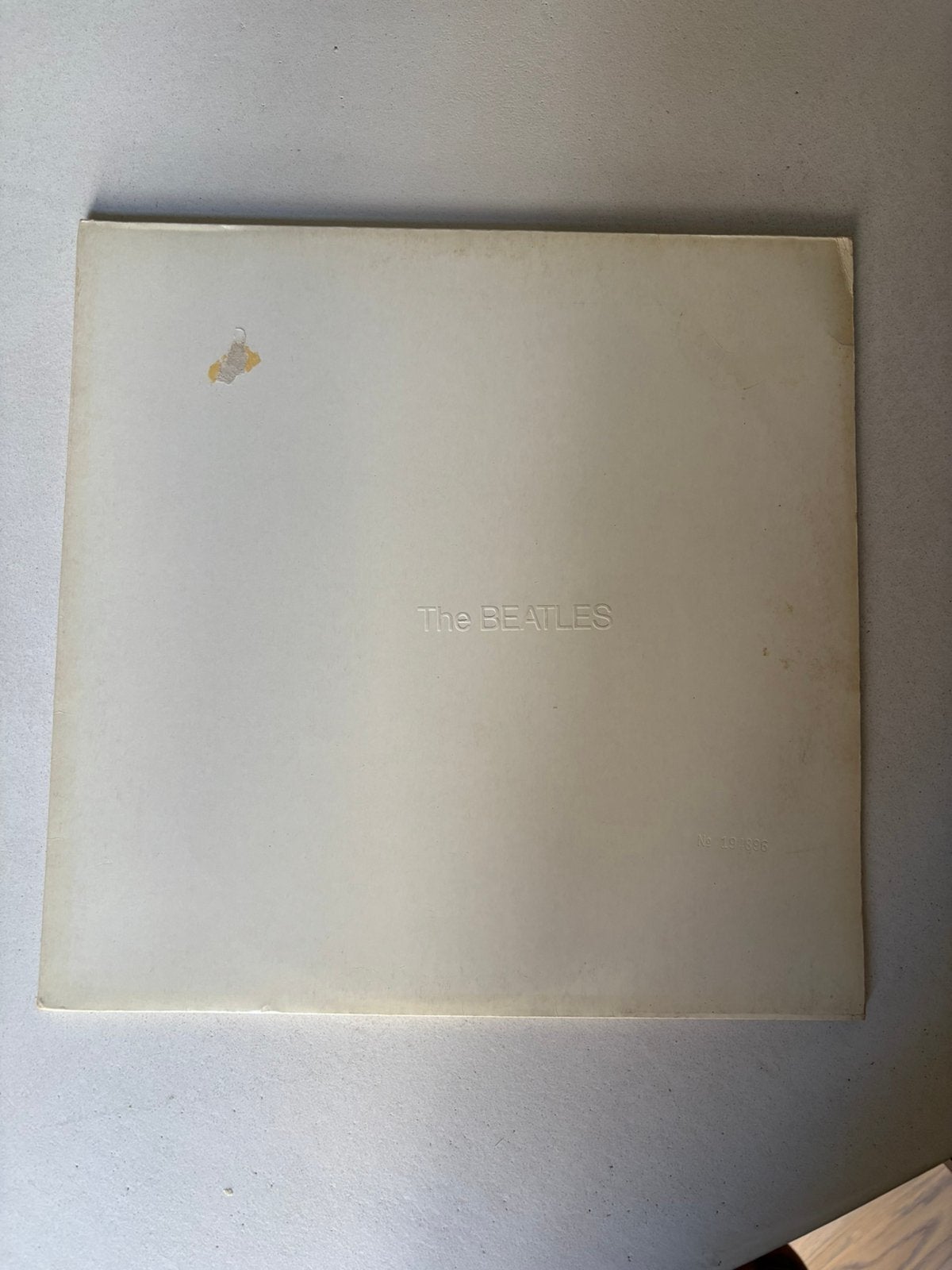 Lp the beatles - white album duitse pers vg+, Enlèvement ou Envoi, Comme neuf, LP