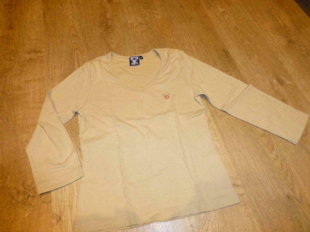 beige 3 kwart longsleeve van Donaldson maat Smal - Medium, Manches courtes, Enlèvement ou Envoi, Donaldson, Porté