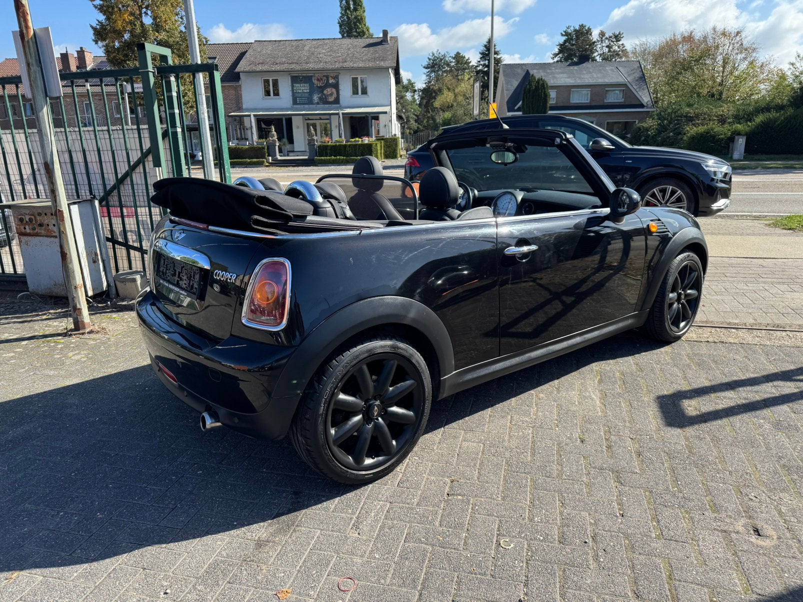 Mini cabrio 1.6 benzine, Auto's, Voorwielaandrijving, 4 zetels, Zwart, 4 cilinders