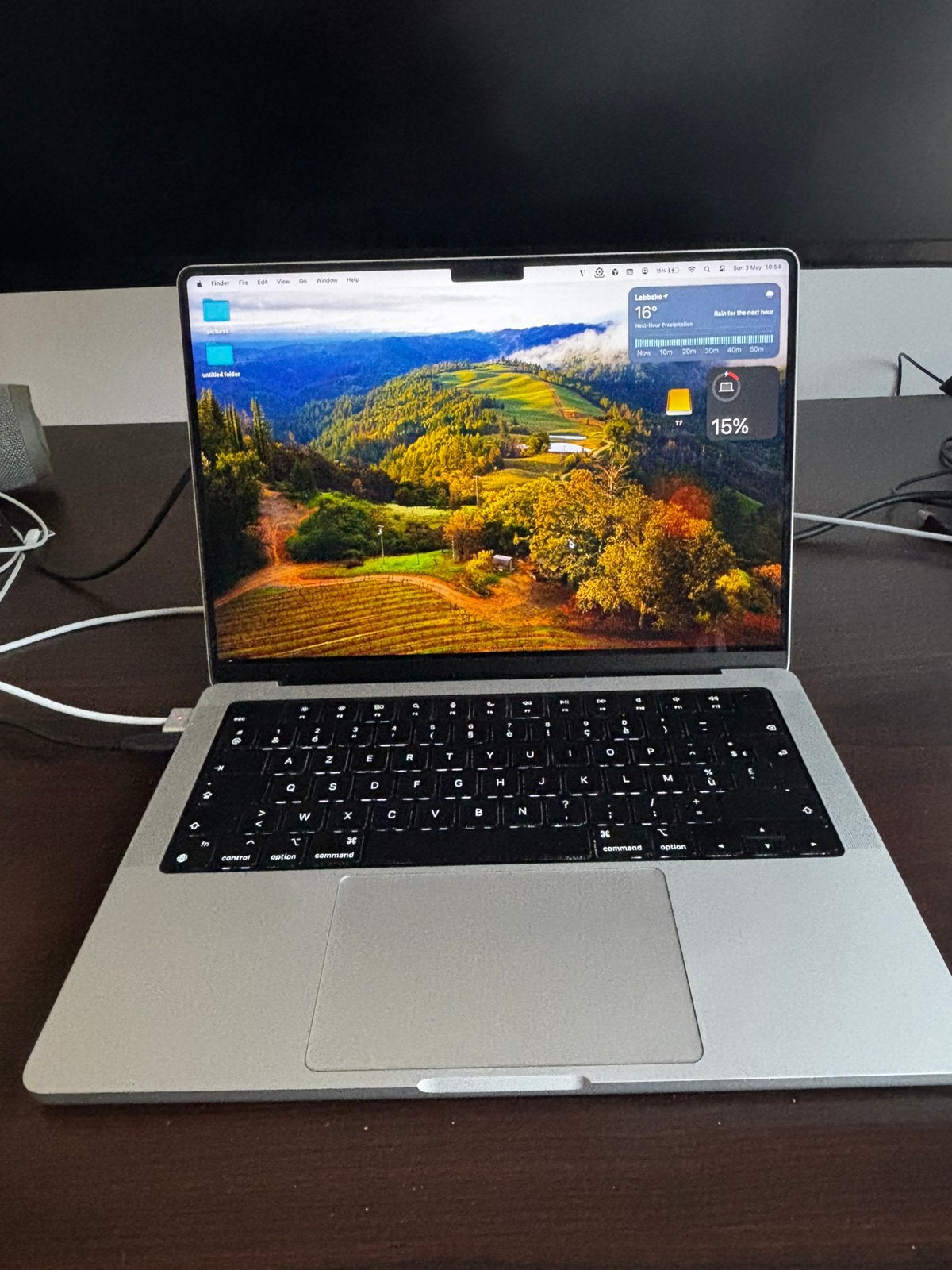 Macbook Pro M1 - 16GB RAM - 513GB opslag (in garantie), Enlèvement, Comme neuf, MacBook