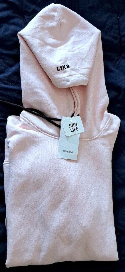 Roze nieuwe hoodie maat 42, Enlèvement ou Envoi, Rose, Bershka, Taille 42/44 (L)
