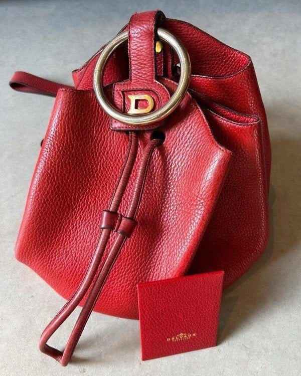 Delvaux modele rose des vents cuir, Envoi, Utilisé, Rose, Sac à bandoulière