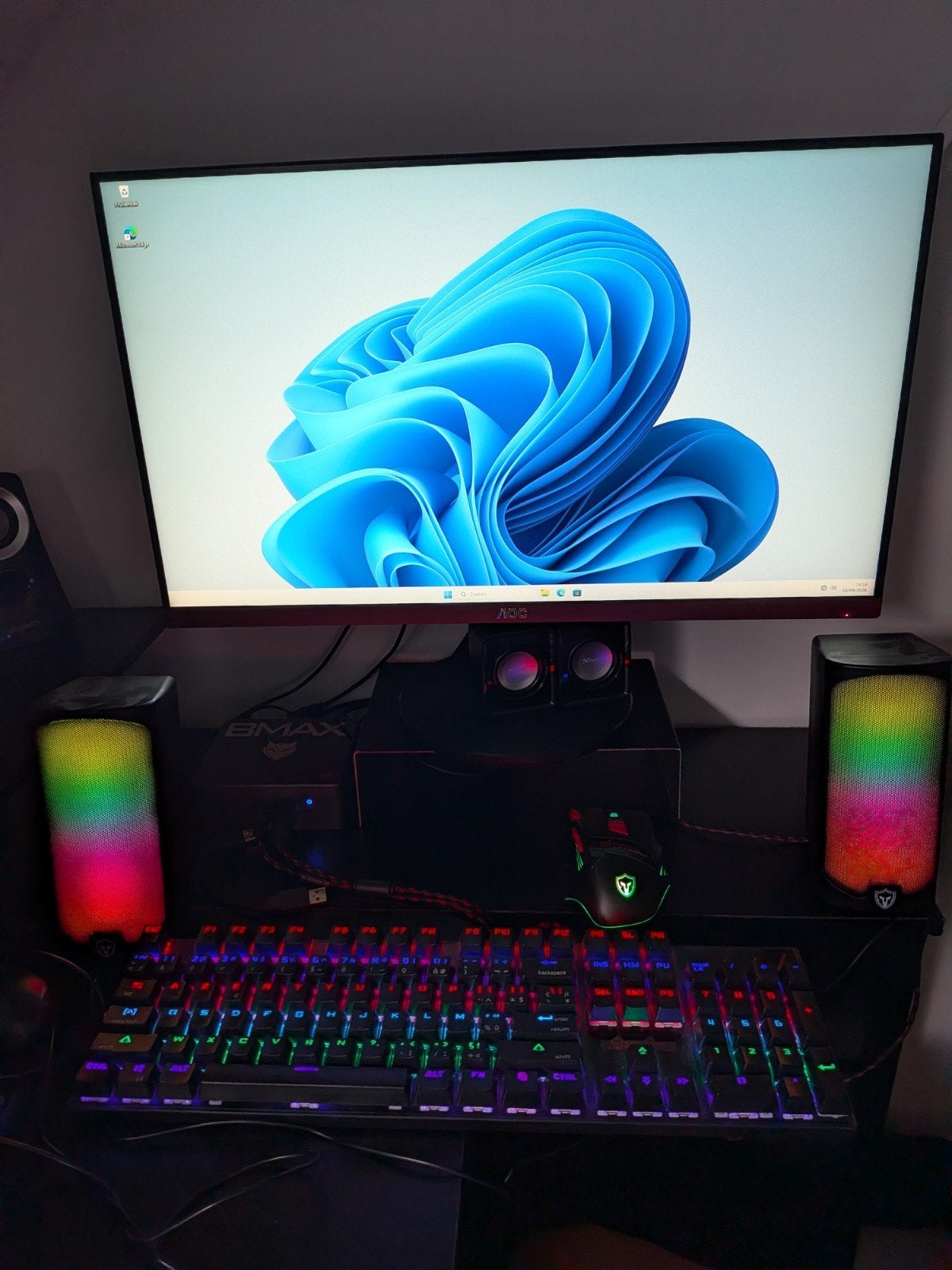 Gaming monitor+muis+toetsenbord+speakers, Enlèvement, Gaming