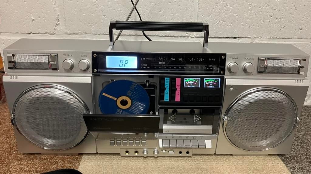 Muse M380 Ghettoblaster, Enlèvement, Comme neuf, Radio