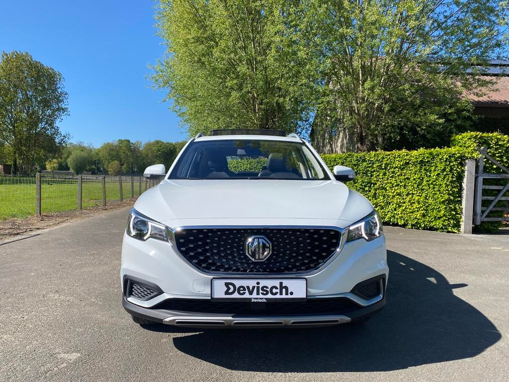 MG ZS EV Luxury 45 kWh (bj 2020, automaat), Auto's, MG, Gebruikt, ZS, Leder, 5 zetels