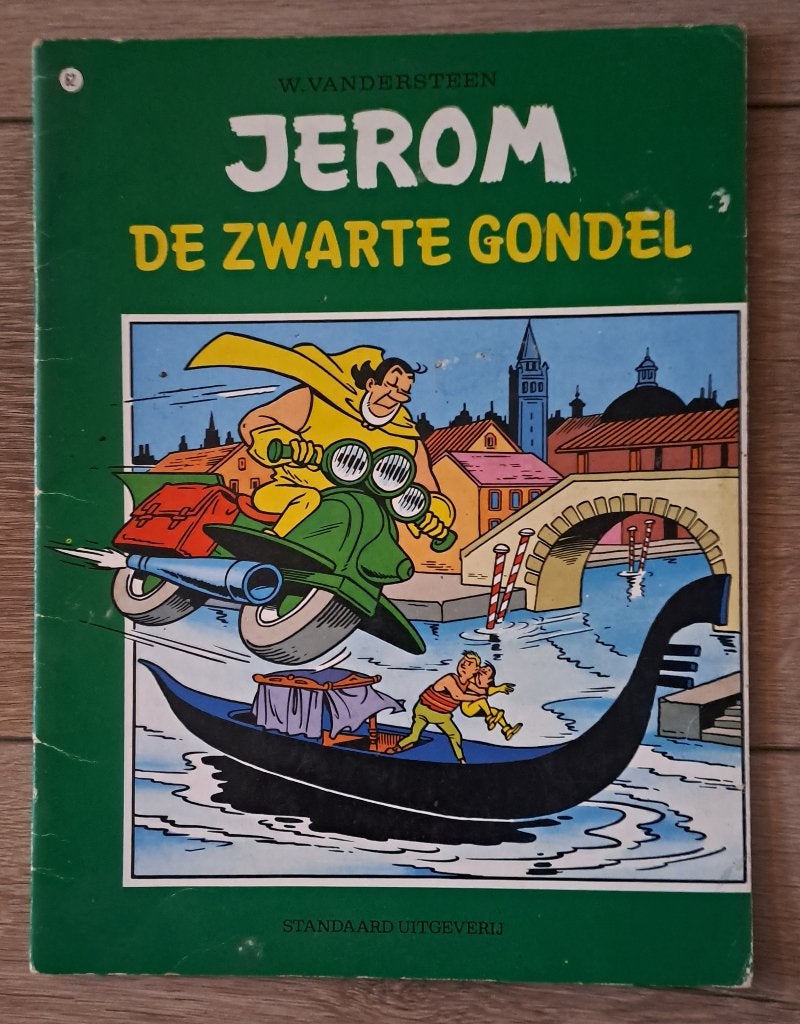 62 - Jerom - De Zwarte Gondel, Boeken, Stripverhalen, Gelezen, Eén stripboek, Ophalen of Verzenden