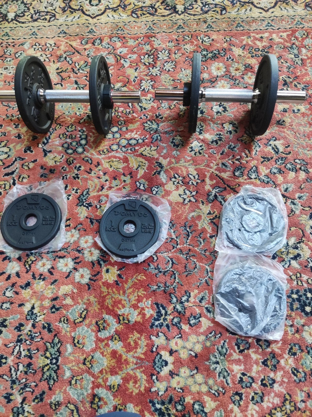 haltères de musculation, set de 2, Sports & Fitness, Enlèvement, Comme neuf, Haltère
