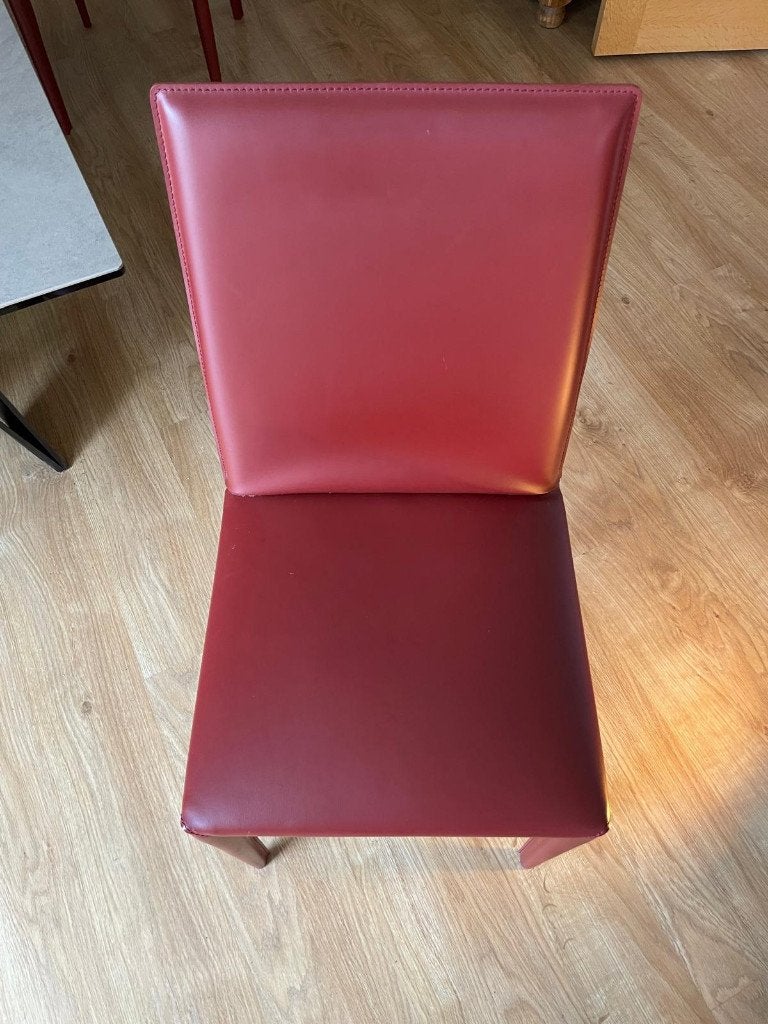 ROCHE BOBOIS – Table CIGALE 180  100 cm + 4 chaises SARA, Enlèvement, Comme neuf, Designer: Andrea Casati, 4 à 6 chaises