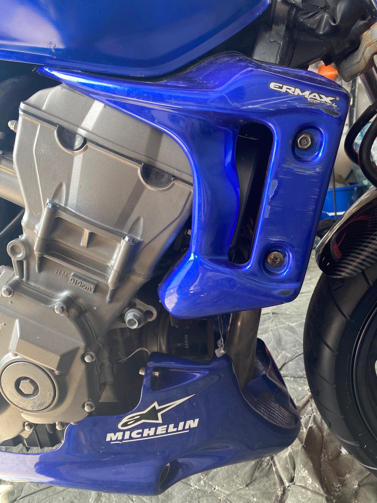 Hornet 900 Eramax radiatorkappen en undertail, Motos, Particulier