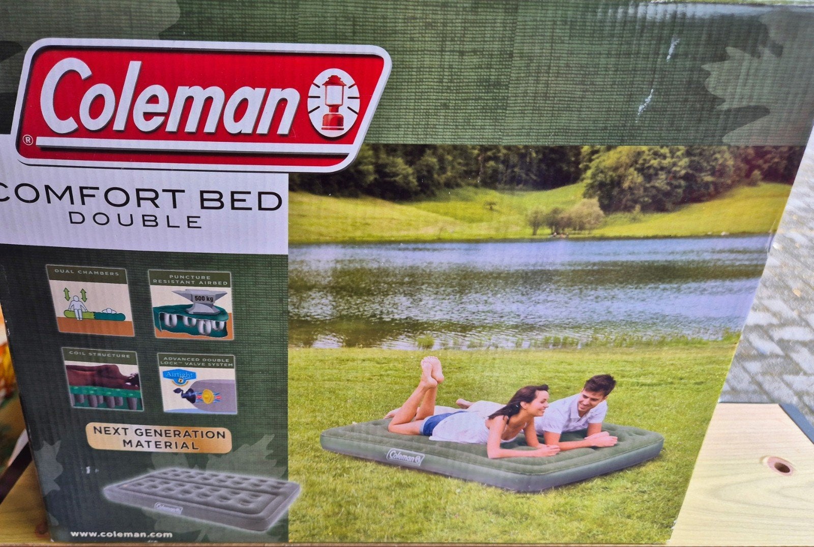 Luchtbedden Coleman comfort bed NIEUW, Caravans en Kamperen, Luchtbedden, Ophalen of Verzenden, Nieuw, 2-persoons