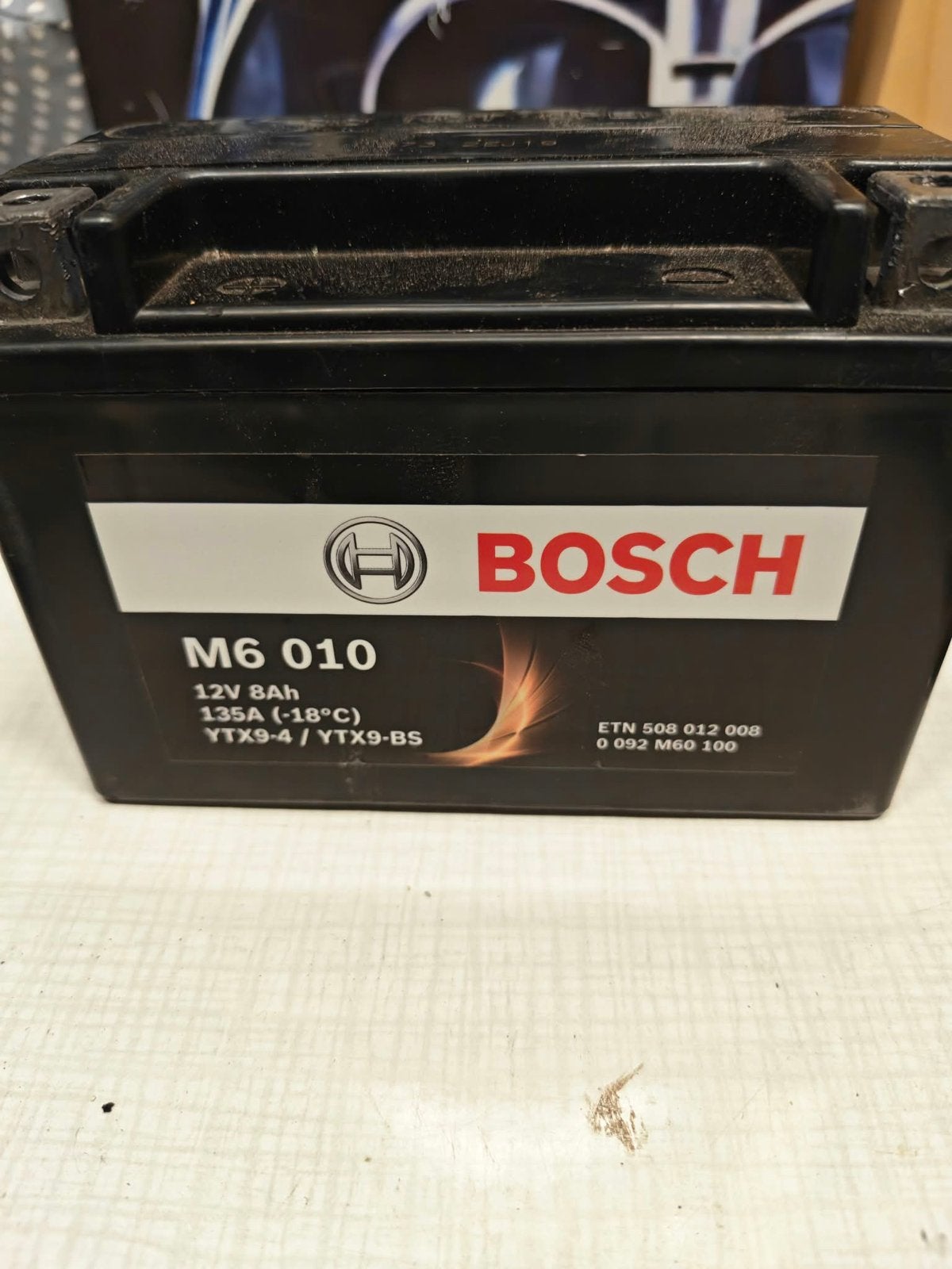 Brommer batarij 12V 8AH bosch