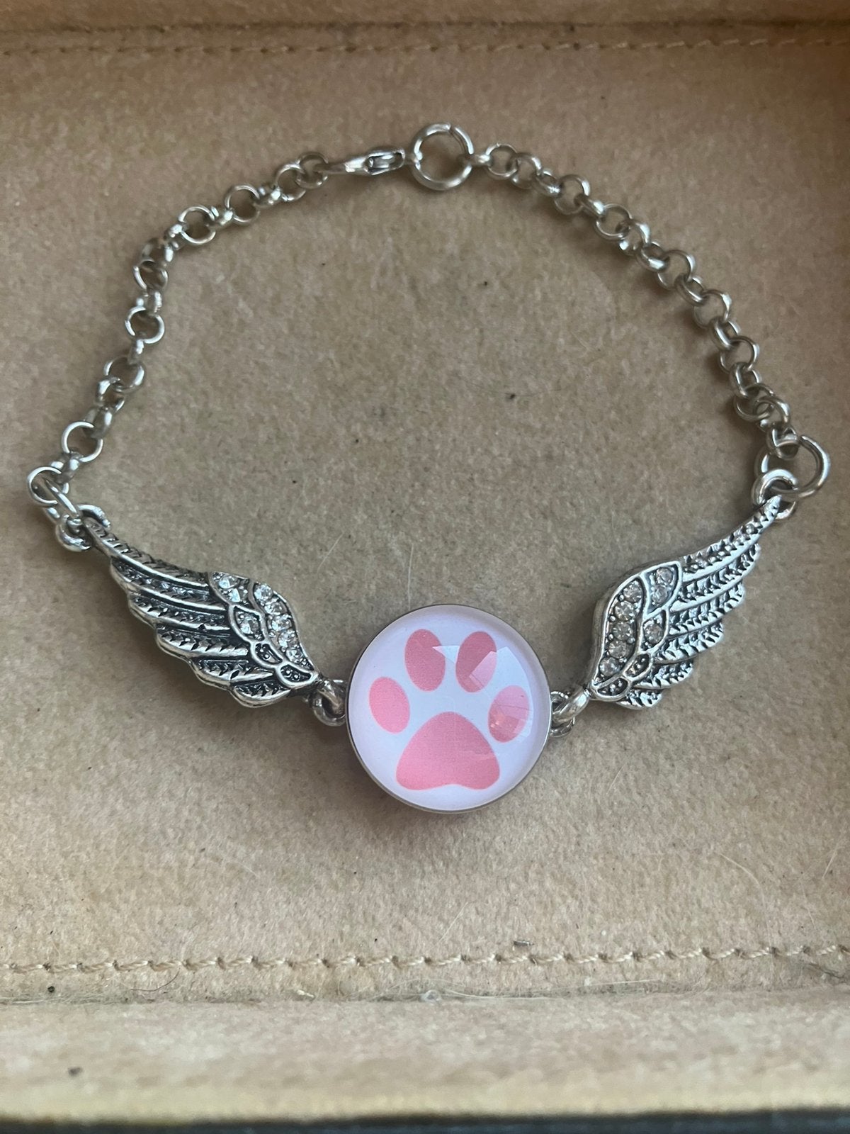 Mooie vleugel armband met drukknop, Ophalen, Zo goed als nieuw, Geel