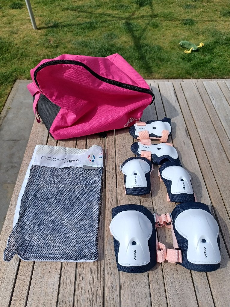 Oxelo beschermers voor kinderen voor step en rolschaatsen, Ophalen, Nieuw, Kinderen