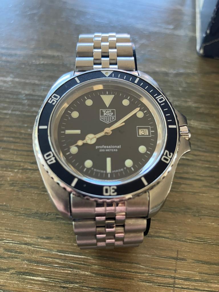 Tag Heuer 1000 Professional jumbo, Bijoux, Sacs & Beauté, Montres | Hommes, Comme neuf, TAG Heuer, Enlèvement ou Envoi