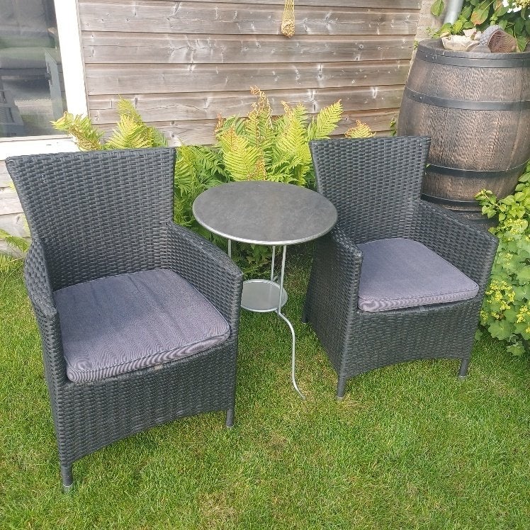 Balkonset, Tuin en Terras, Tuinsets en Loungesets, Ophalen, Wicker