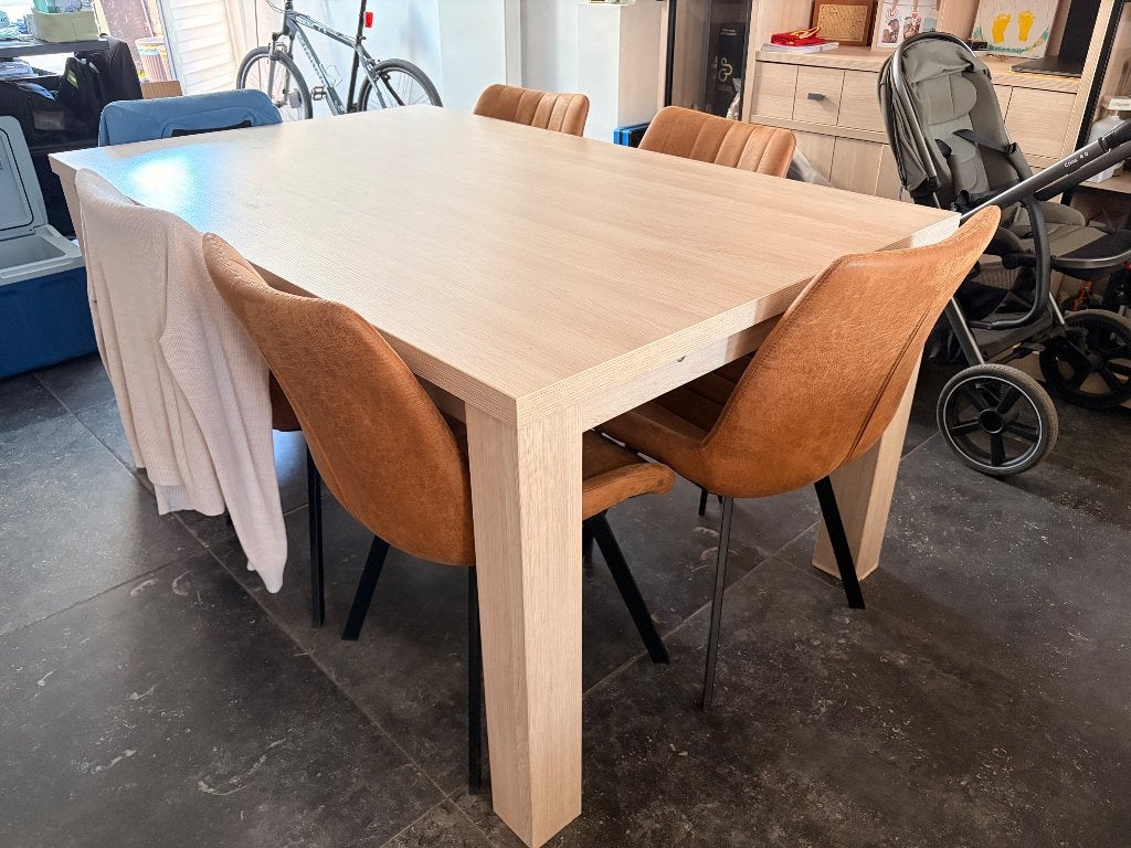 Table de salle à manger, Ophalen, Gebruikt, 50 tot 100 cm, Vijf personen of meer