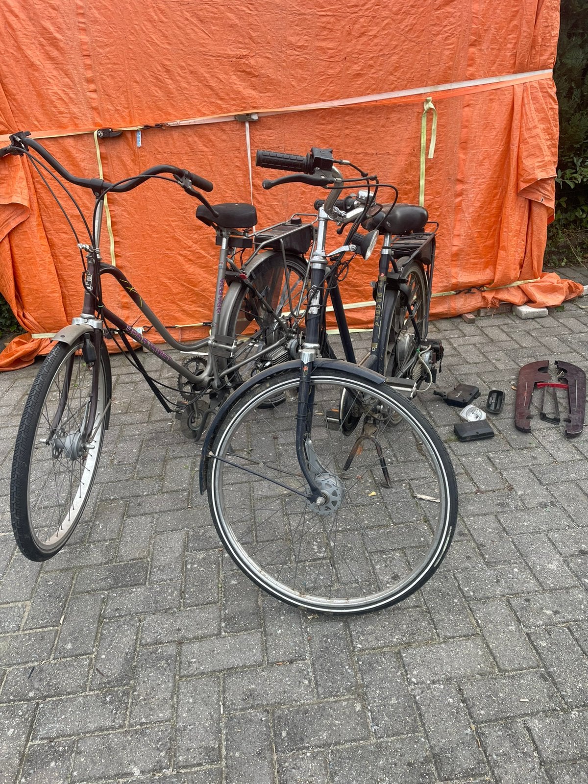 2 spartamets voor onderdelen, Fietsen en Brommers, Ophalen, Gebruikt