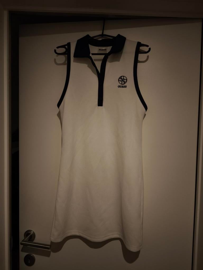 Jurk Guess, Kleding | Dames, Jurken, Guess, Wit, Ophalen of Verzenden, Zo goed als nieuw