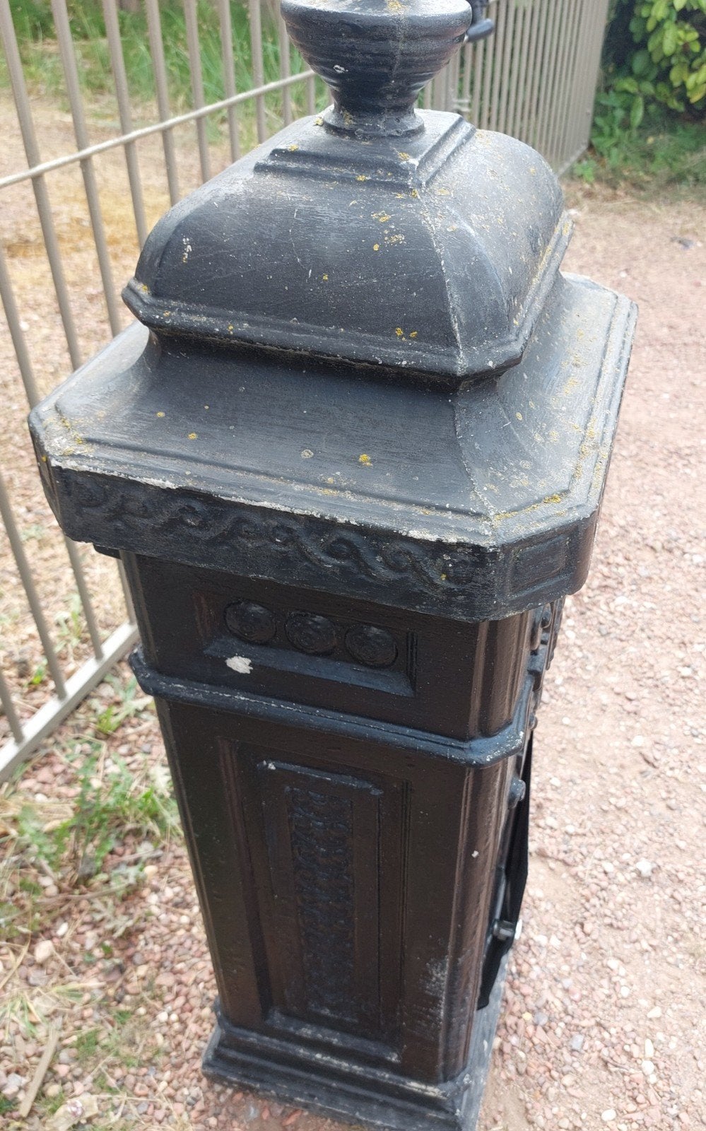 Oude brievenbus met kapot slot - opknapper, Tuin en Terras, Ophalen