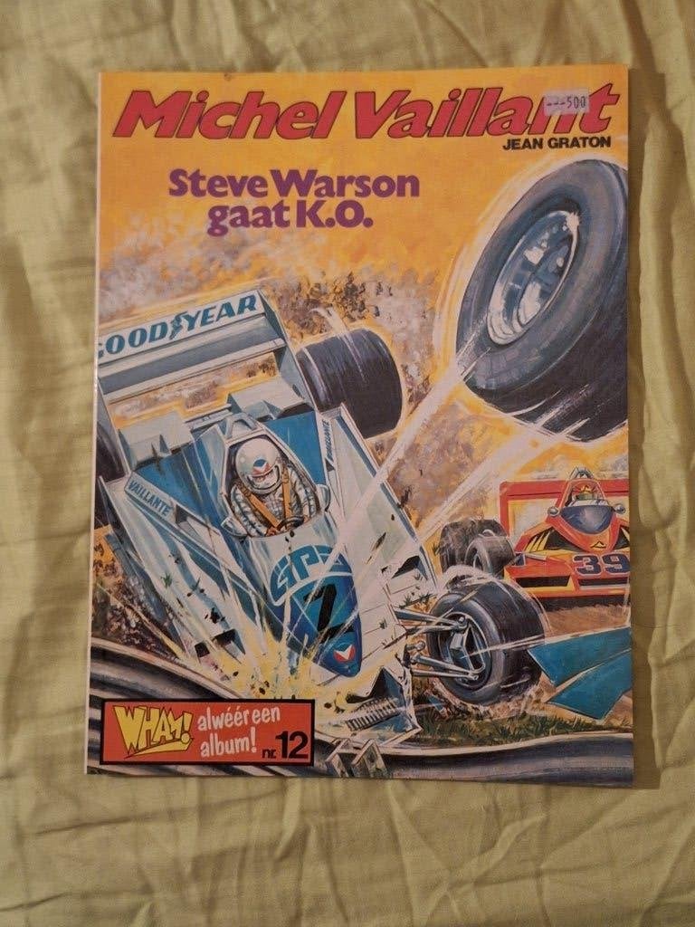 Michel Vaillant 34: Steve Warson gaat K.O., Eén stripboek, Ophalen of Verzenden, Zo goed als nieuw