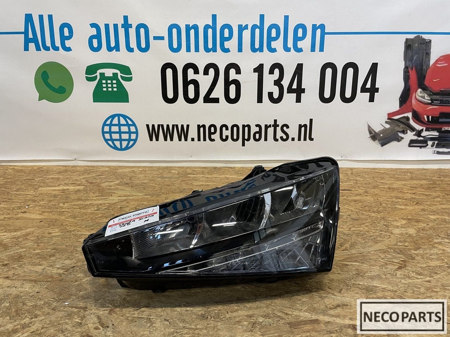 SKODA SCALA LED KOPLAMP LINKS 657941015 ORIGINEEL, -, Utilisé, Skoda, -