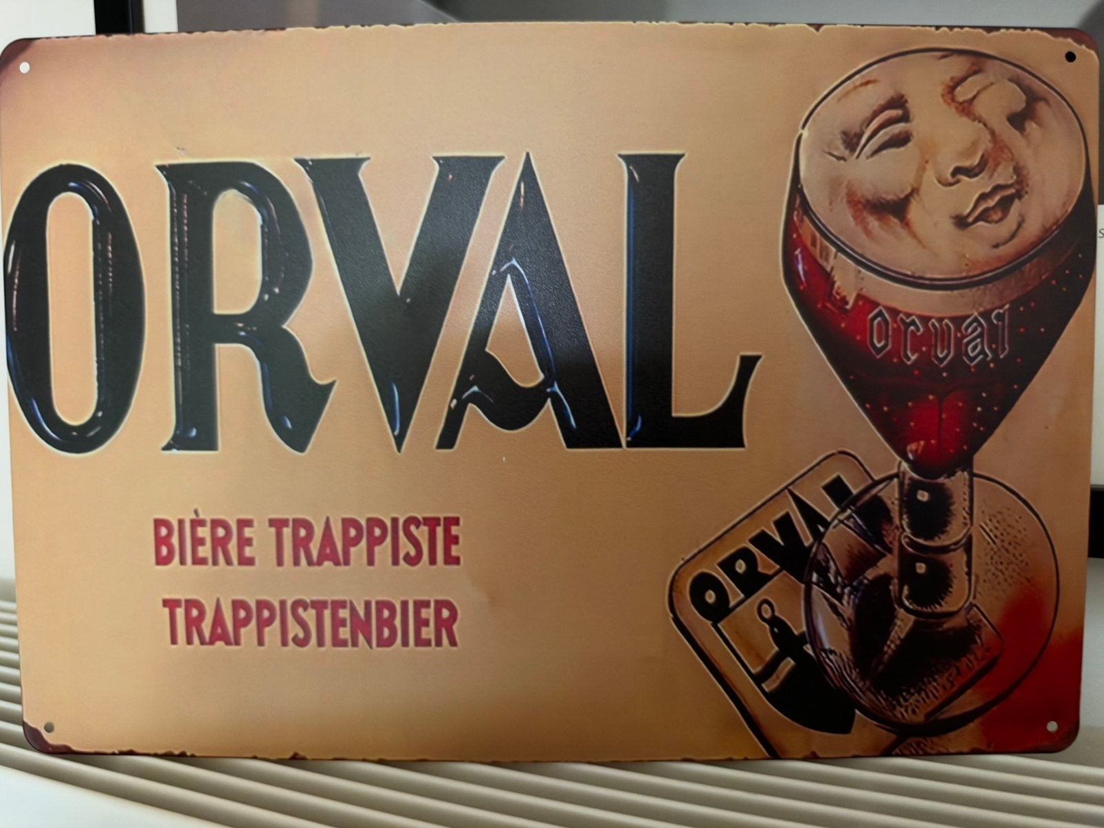 Panneau d'affichage en métal Orval, Enlèvement ou Envoi, Neuf, Panneau publicitaire