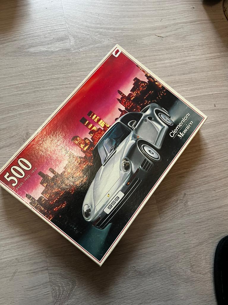 Porsche 959 puzzel, Ophalen