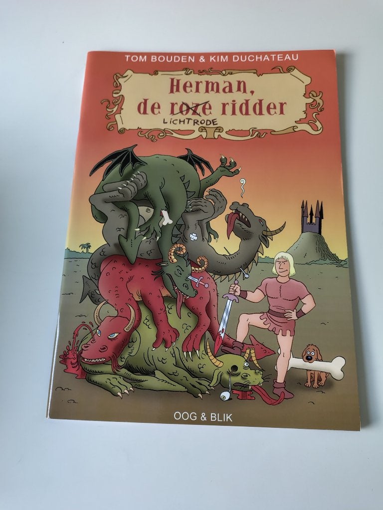 Herman, de lichtrode ridder - stripverhaal, Boeken, Eén stripboek, Ophalen of Verzenden, Nieuw