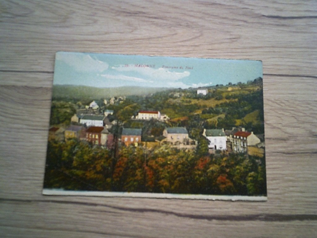MALONNE: Panorama, Collections, Enlèvement ou Envoi, 1920 à 1940, Non affranchie, Namur