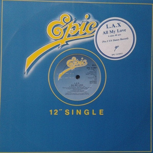 12inch L.A.X. : All My Love, Cd's en Dvd's, Vinyl | Dance en House, Gebruikt, Disco, 12 inch, Overige typen