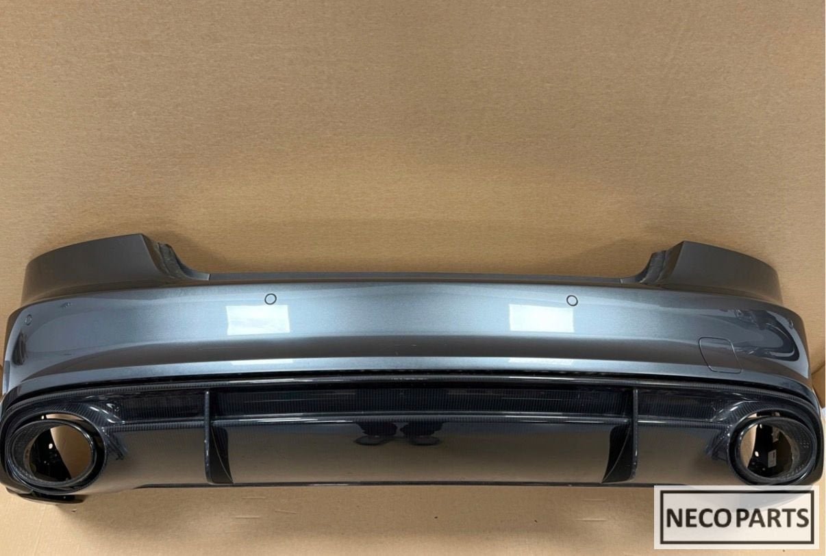 AUDI A7 RS7 4G ACHTERBUMPER 4 × PDC LZ7S CARBON ORIGINEEL, Auto-onderdelen, Gebruikt, -, Achter, -