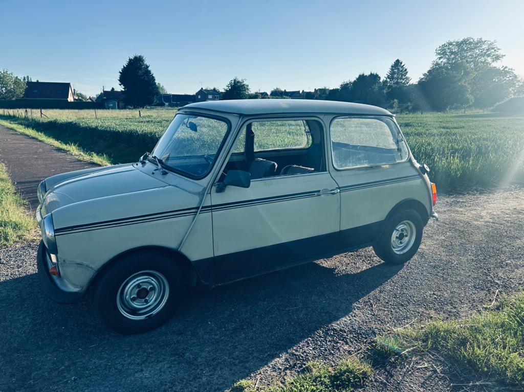 Mini Austin 1981 1000cc, Auto's, Austin, Particulier, Benzine, Coupé, 2 deurs, Handgeschakeld, Beige, Overige kleuren, Leder en Stof