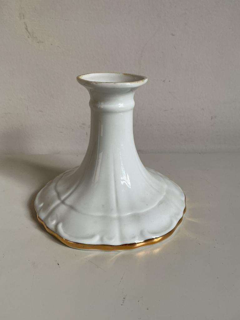 Bougeoir pour 1 bougie en porcelaine, Enlèvement ou Envoi, Céramique ou Poterie