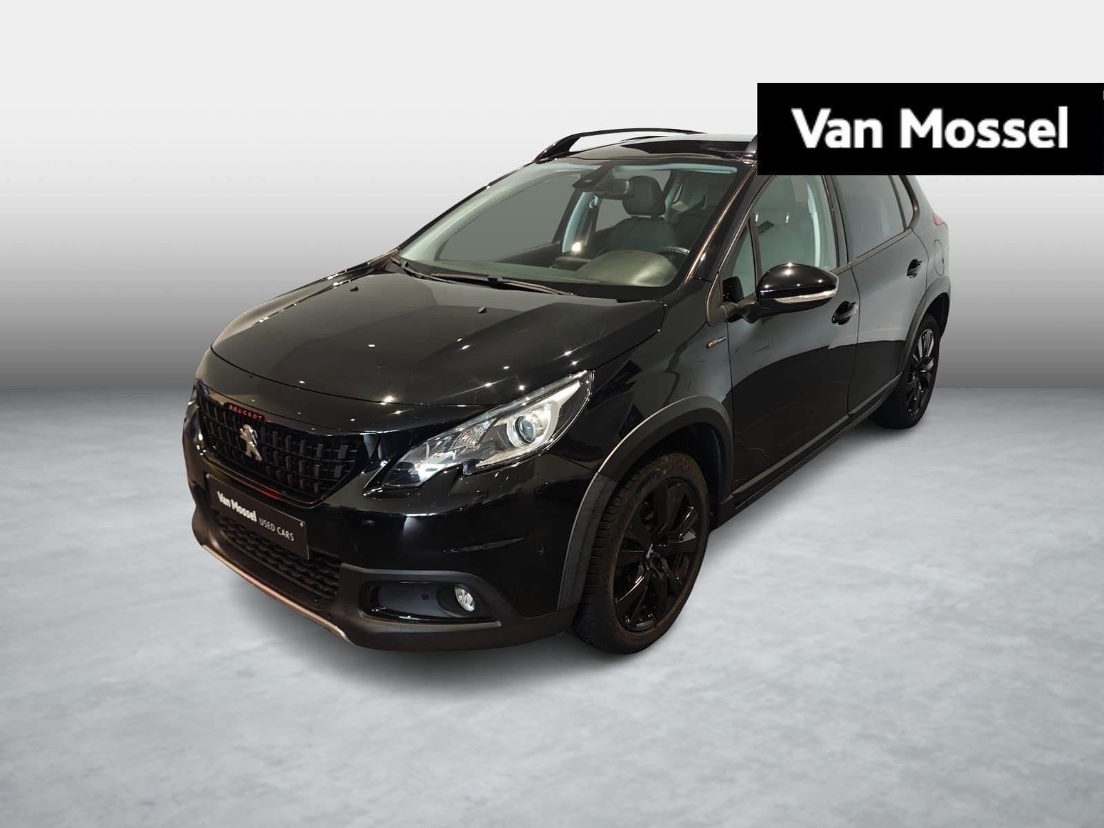 Peugeot 2008 1.2 Puretech 81kW S&S EAT6 GT Line, Auto's, Stof, Zwart, Automatische klimaatregeling, 5 zetels
