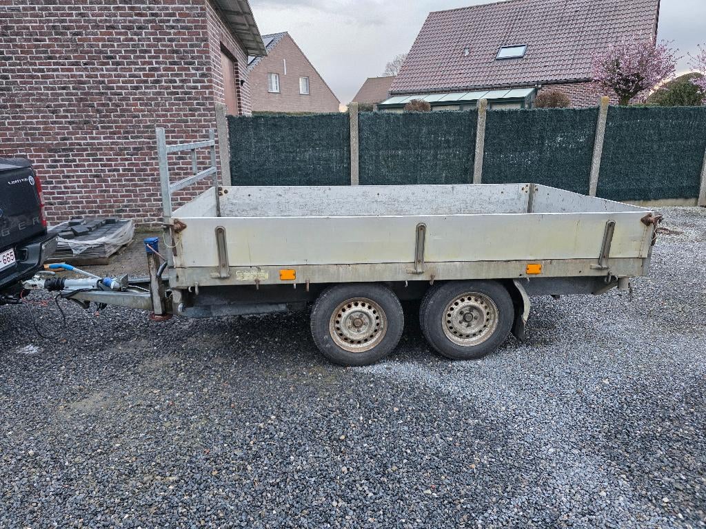 Aanhangwagen kipper 2700 kg, Ophalen, Gebruikt