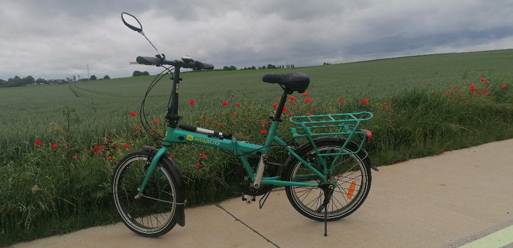 VÉLO PLIABLE, Vitesses, Frein sur jante, Enlèvement, Utilisé