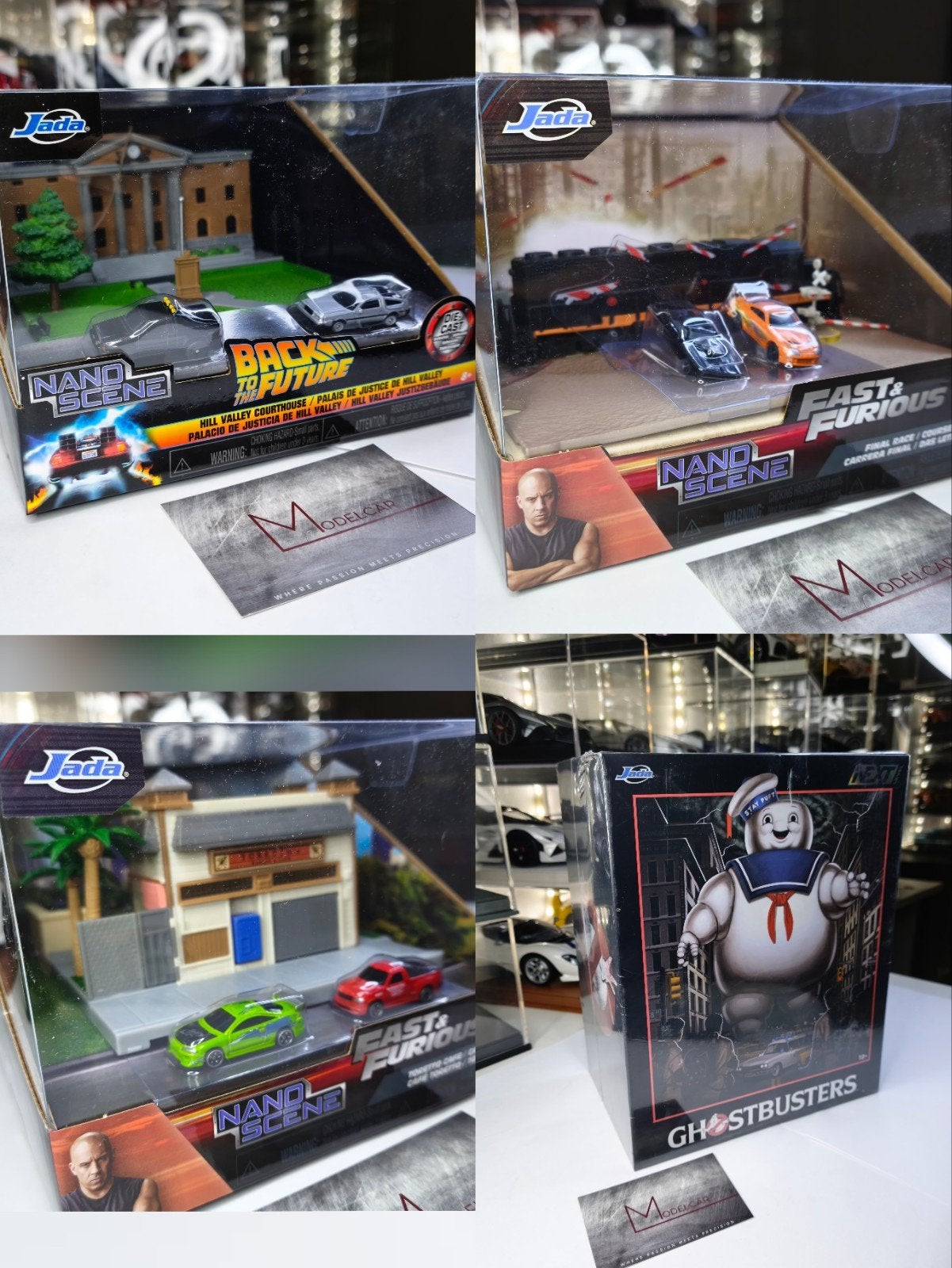 Diorama nano scene 1/100 Jada toys films, Enlèvement ou Envoi, Neuf, Voiture, Autres marques