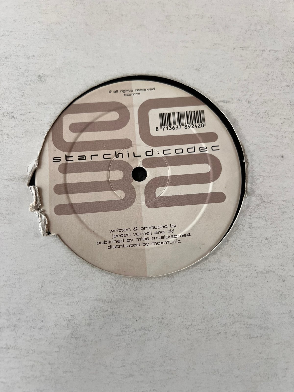 Starchild - Untold Stories / Codec, CD & DVD, Vinyles | Dance & House, Enlèvement ou Envoi