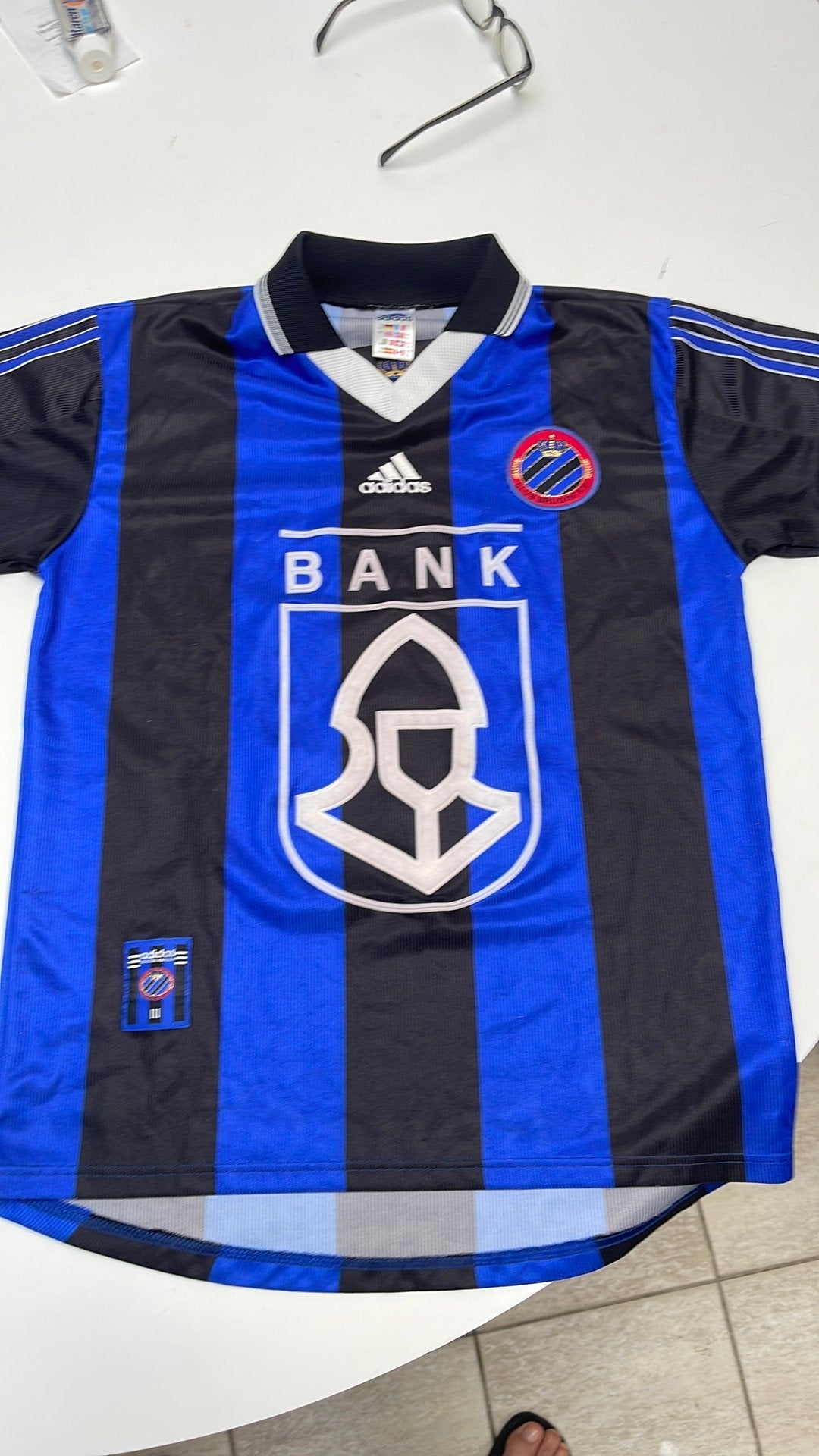 Shirt Club Brugge original 98/99 Adidas maat 178, Ophalen of Verzenden, Zo goed als nieuw, Shirt