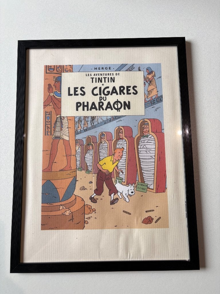 Lithographie Tintin - Les Cigares du Pharaon 1997 Numérotée, Livres, BD, Enlèvement, Hergé.