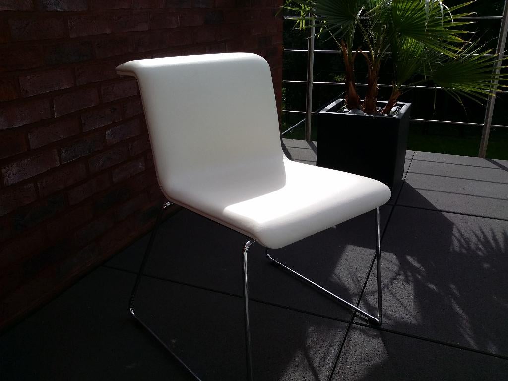 BULO LEDEREN SLEDE STOELEN 6 STUKS, Ophalen
