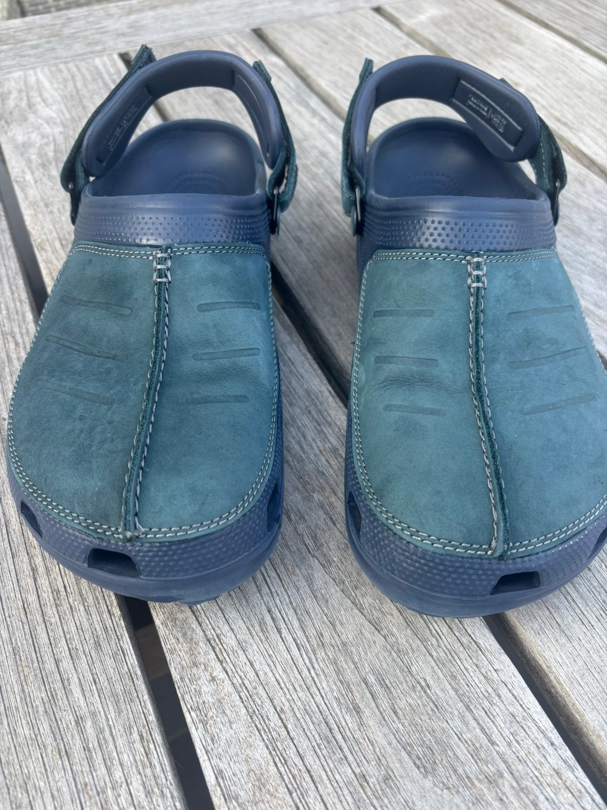 Crocs heren, Kleding | Heren, Schoenen, Ophalen of Verzenden, Zo goed als nieuw, Blauw