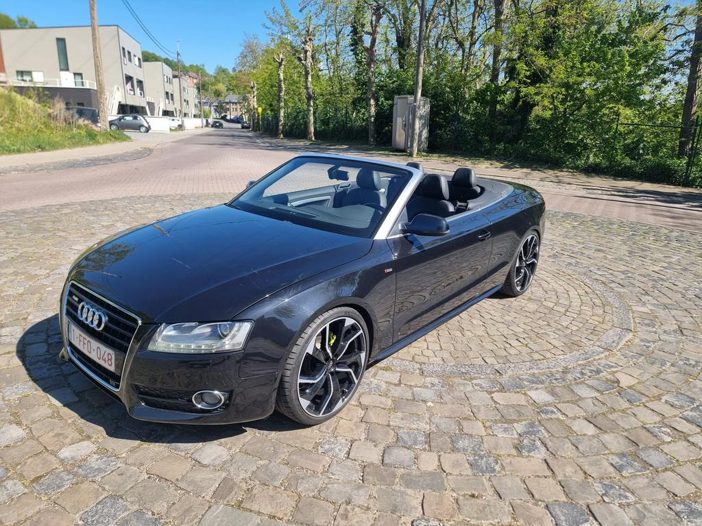 Audi A5 Cabriolet 2.0 TDi S line *XENON*SIEGE CHAUFF*CAPTEUR, Auto's, Audi, Particulier, A5, ABS, Airbags, Airconditioning, Alarm