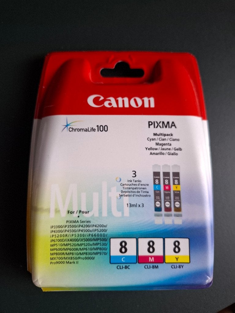 Canon inkt - Pixma - Multipack kleur nr.8 & zwart nr.5, Enlèvement ou Envoi, Neuf, Canon