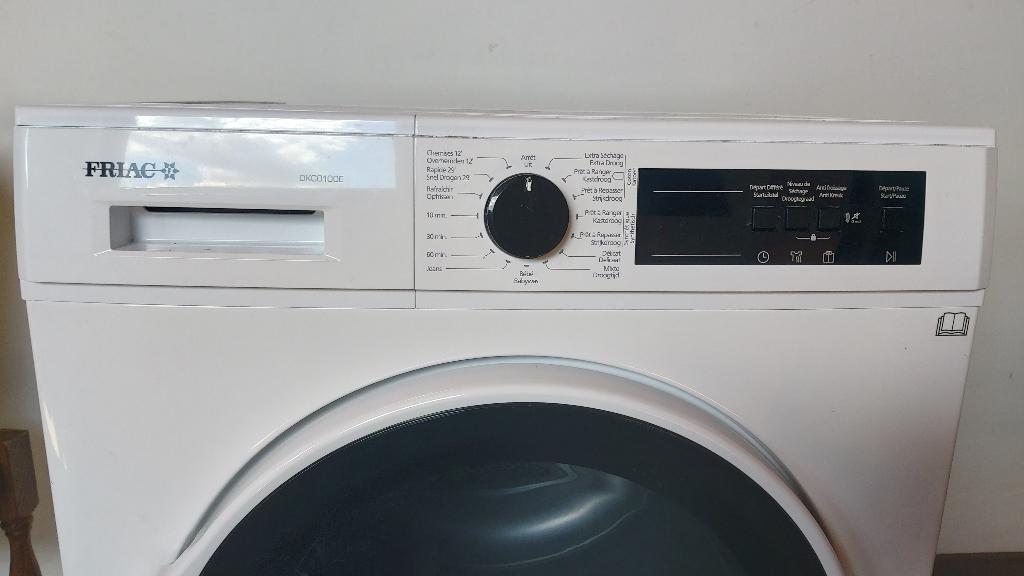 Friac Condensatie droogkast, Ophalen, 8 tot 10 kg, Zo goed als nieuw, Voorlader